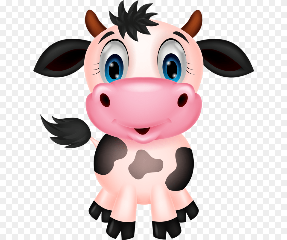Hd Cute Cow Caricatura Imagenes De Vacas, Animal, Cattle, Livestock, Mammal Free Png Download