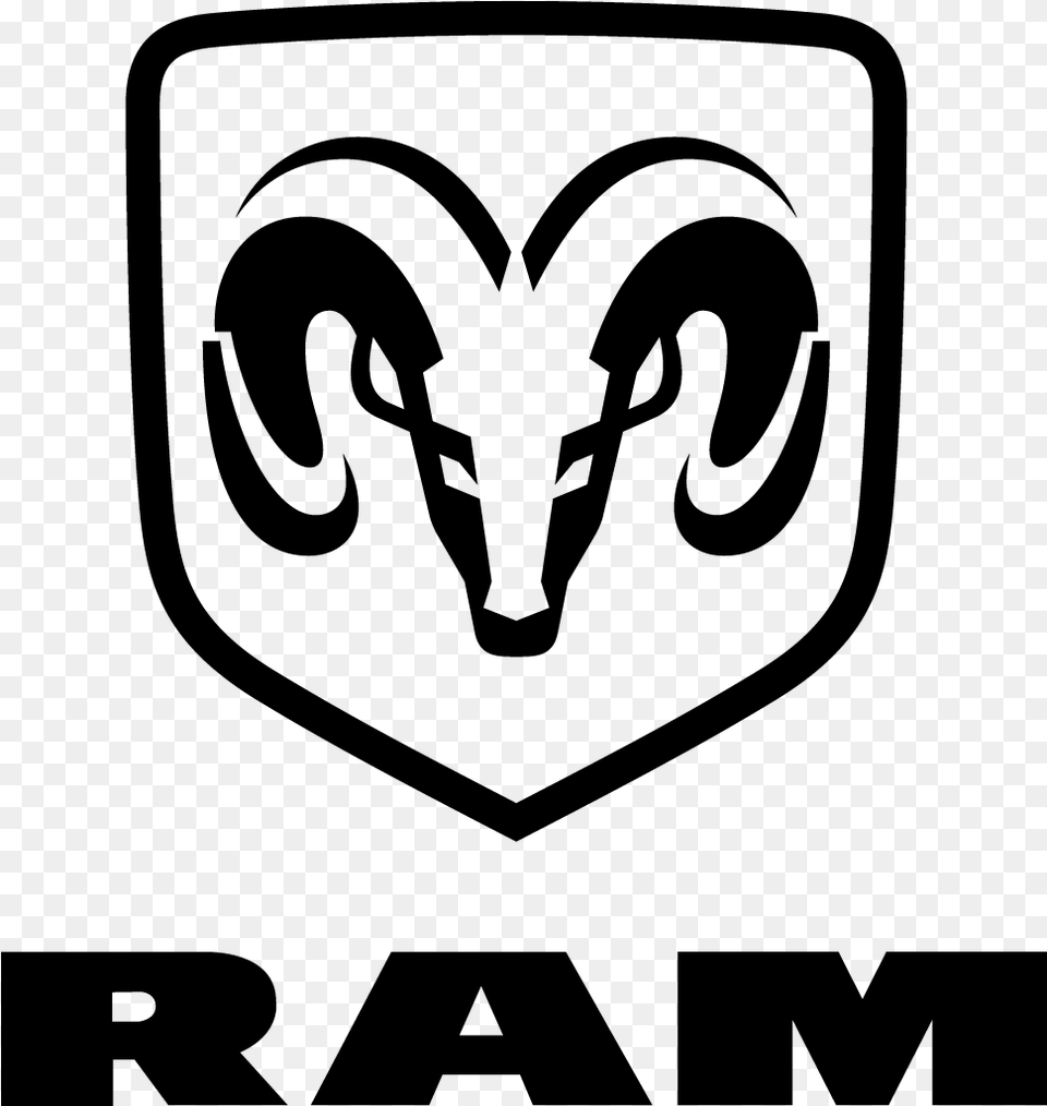 Hd Dodge Ram Logo, Gray Png Image