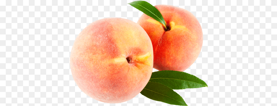 Hd Peach With Leaves Image Peach, Apple, Food, Fruit, Plant Free Png Download