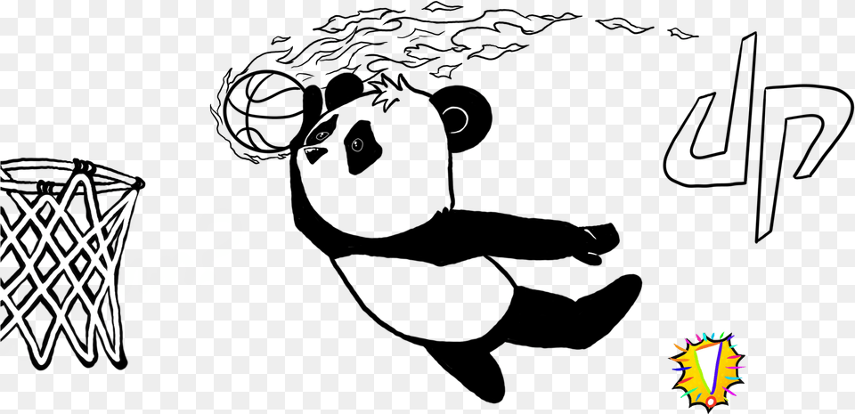 Hd Dudeperfect Panda Cartoon For Basketball, Logo, Art Free Transparent Png