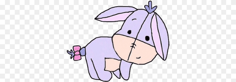 Hd Eeyore And Transparent Baby, Person, Body Part, Hand Png Image