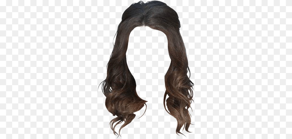 Hd Elizabeth Gillies Long Wavy Casual Hairstyle Long Black Hair Wig, Person, Animal, Fish, Sea Life Free Transparent Png