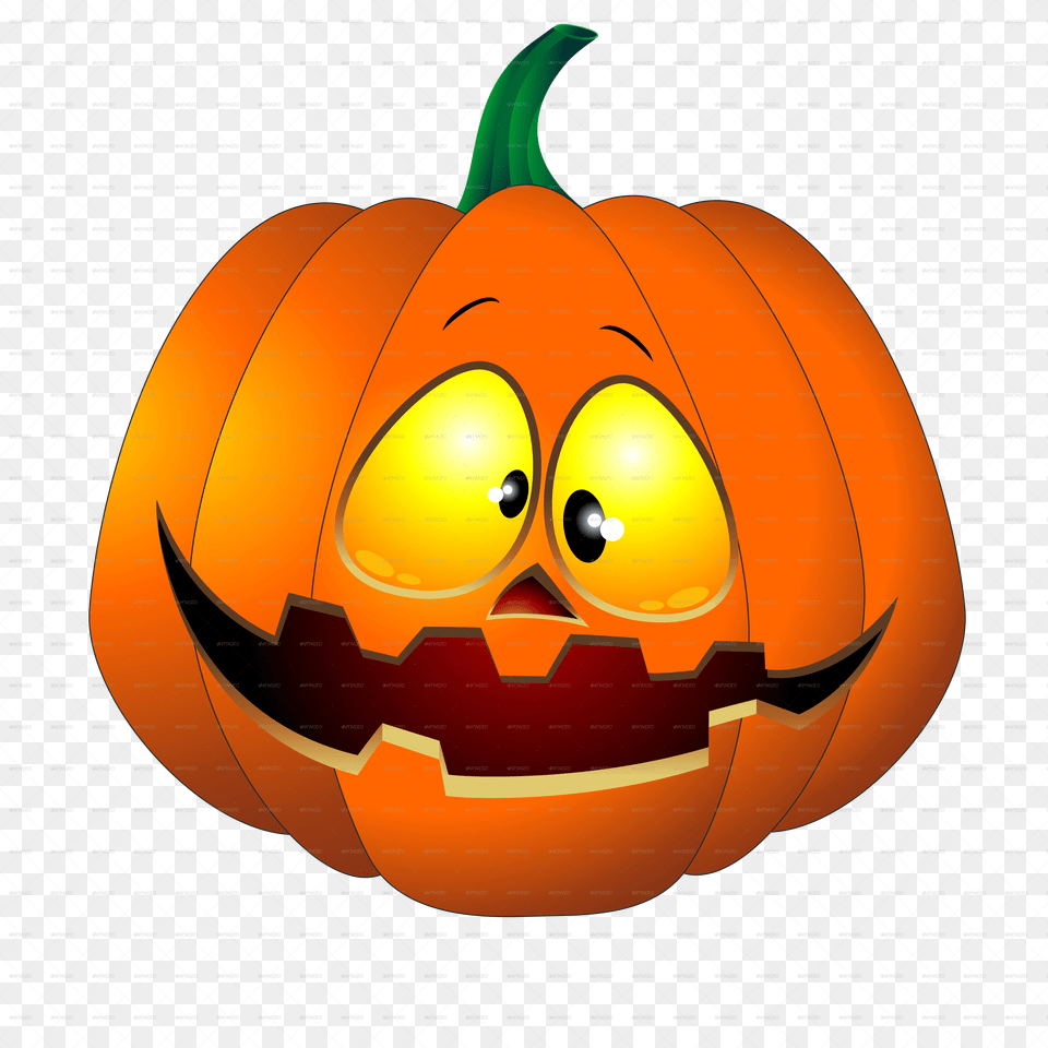 Hd Excellent Cartoon Images Cartoon Halloween Pumpkin, Food, Plant, Produce, Vegetable Free Png