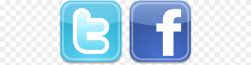 Hd Facebook And Twitter Icons Logo Facebook Y Twitter Vector, First Aid, Text, Symbol Png Image