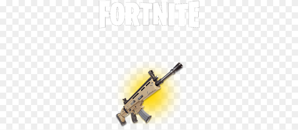 Hd Fortnite Scar Fortnite, Firearm, Gun, Rifle, Weapon Free Png