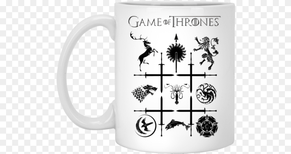 Hd Game Of Thrones Houses Mug House Stark Houses Game Of Thrones, Cup, Beverage, Coffee, Coffee Cup Png Image