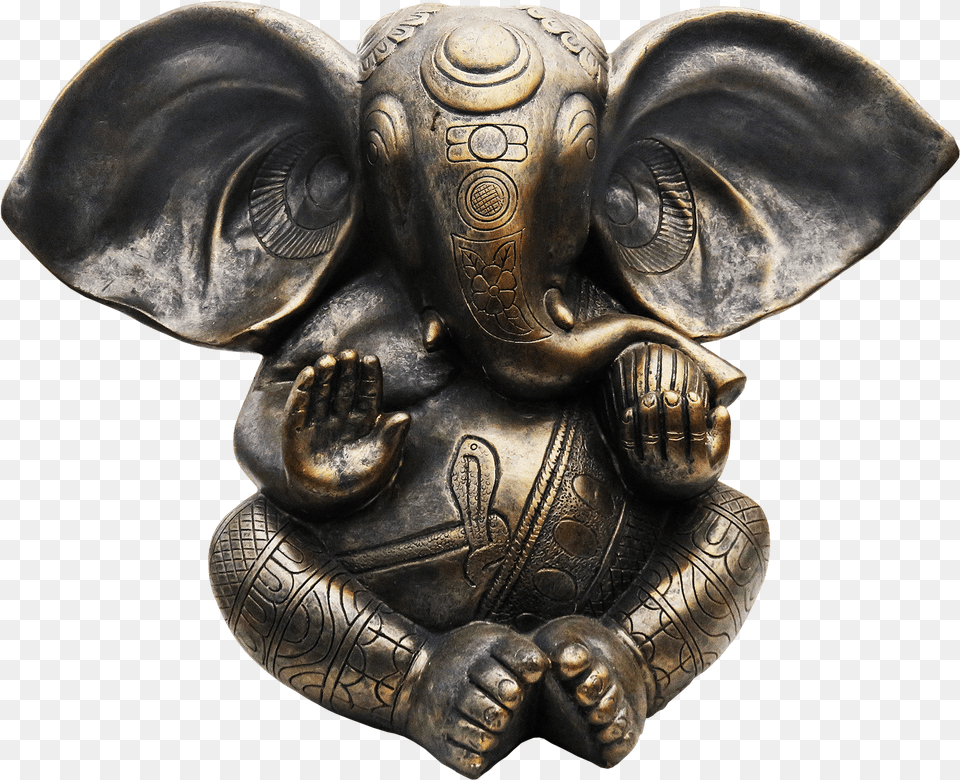 Hd Ganesha Wallpaper For Pc, Bronze, Figurine, Art, Person Free Png Download