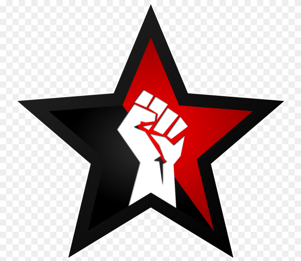 Hd Gay Star News Logo Download F Anarcho Syndicalist Logo, Body Part, Hand, Person, Symbol Png Image
