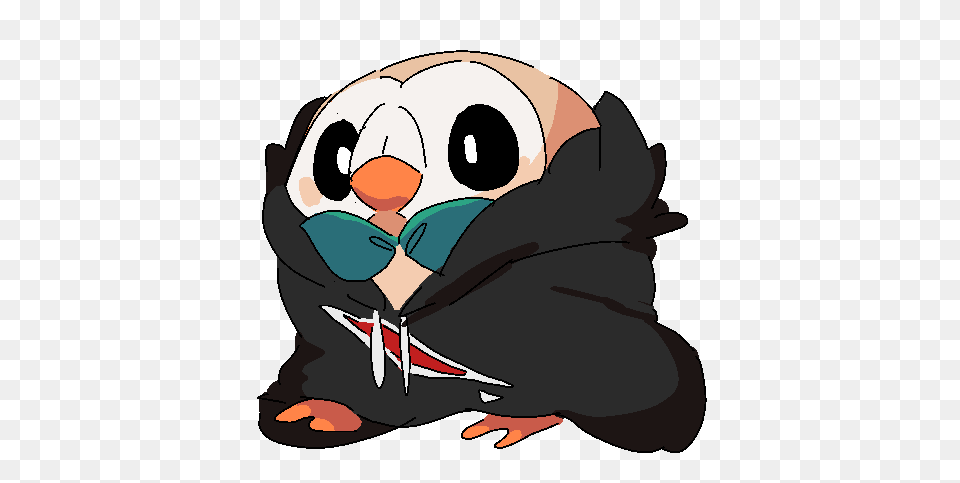 Hd Gladio And Rowlet Drawn By Kundroid Pokemon Profile Picture Rowlet, Baby, Person Png Image