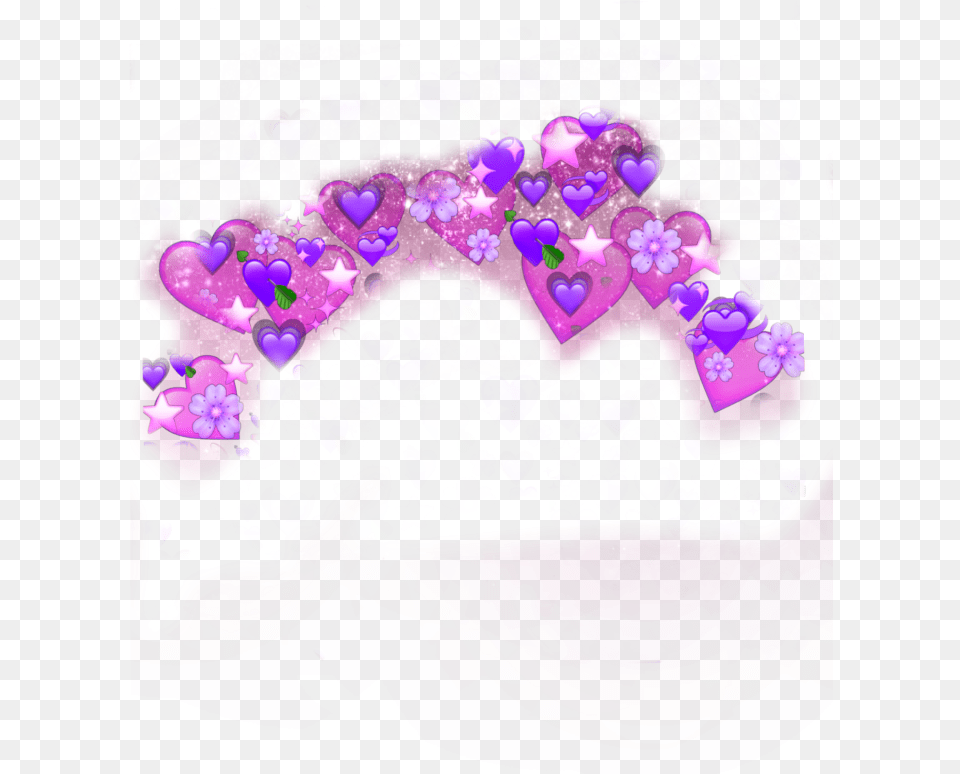 Hd Glitter Heart Heart Emojis, Art, Graphics, Pattern, Purple Png