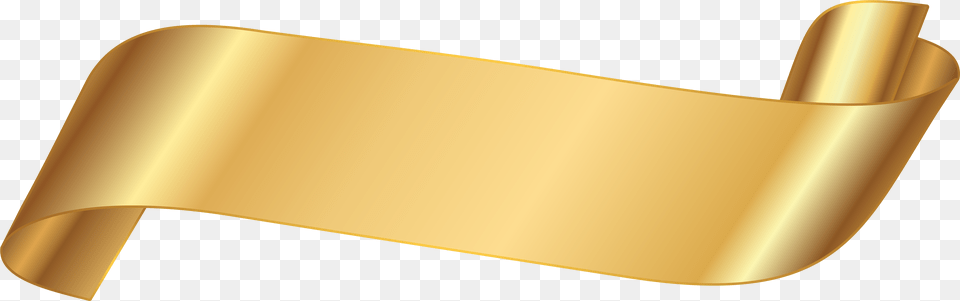 Hd Gold Ribbon Banner Gold Ribbon Banner, Text, Document, Scroll Png Image