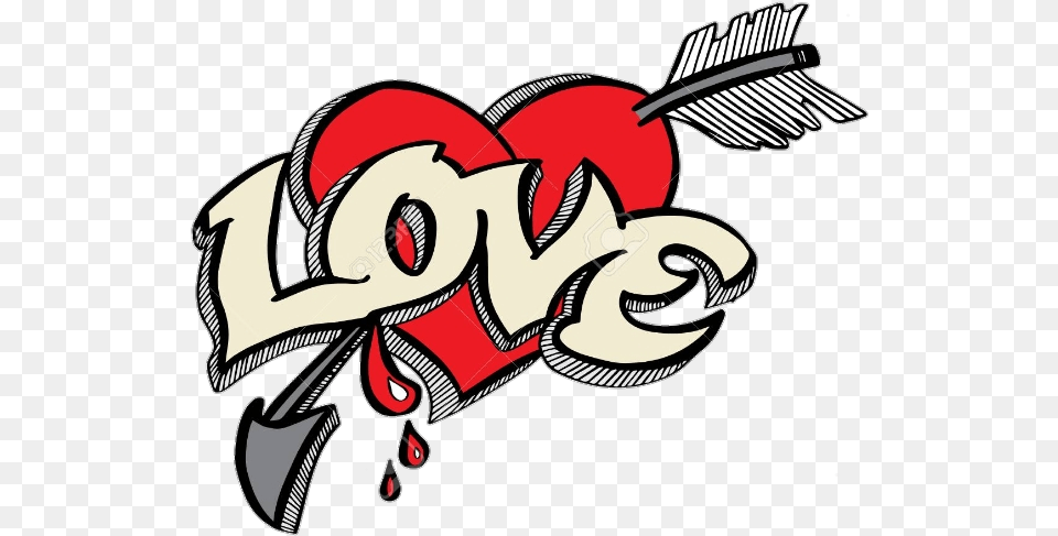 Hd Graffiti Sticker Graffiti Love Heart, Art, Graphics, Baby, Person Free Png Download
