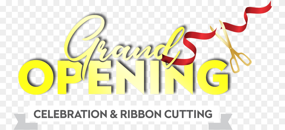 Hd Grand Opening Ribbon Cutting Grand Opening Logo In, Dynamite, Text, Weapon Png Image