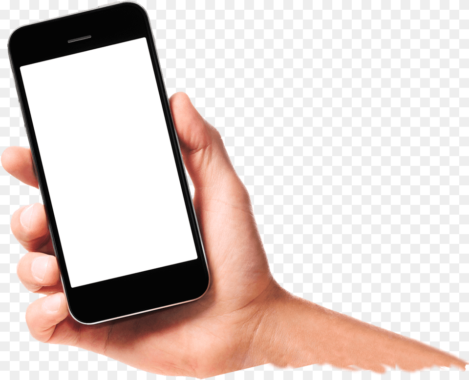 Hd Hand With Cellphone Transparent Hand Cell Phone, Electronics, Mobile Phone, Iphone Free Png Download