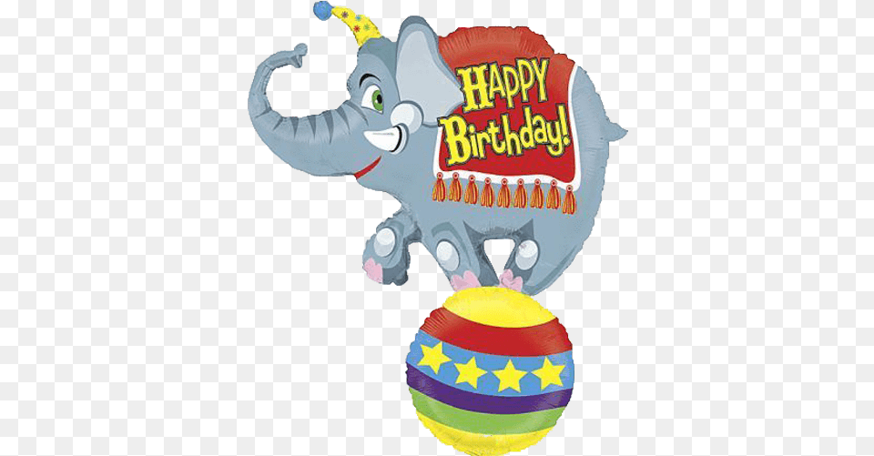 Hd Happy Birthday Circus Transparent Image Elefant Happy Birthday Clipart, Birthday Cake, Cake, Cream, Dessert Png