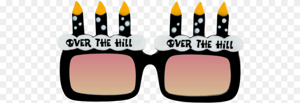 Hd Happy Birthday Glasses Transparent Image Over The Hill Birthday, Accessories, Sunglasses, Cosmetics, Lipstick Free Png