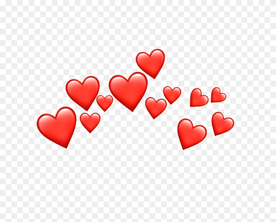Hd Heartcrown Heart Emoji Redheart Green Heart Crown, Food, Ketchup, Symbol Free Png