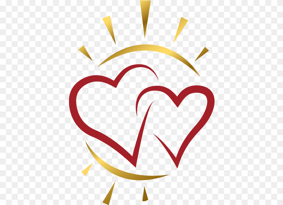 Hd Hearts Clipart Sun Sun With A Heart Heart Sun, Logo, Symbol Png Image