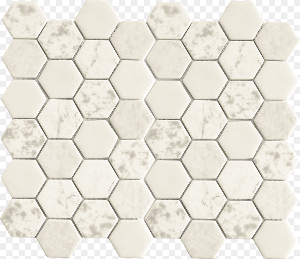 Hd Hexagon Glass Tile White Tile, Pattern, Floor Free Png