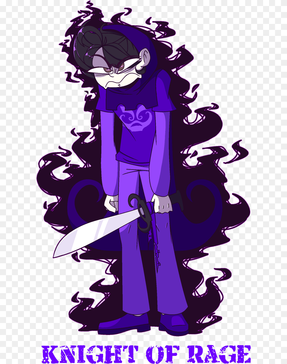 Hd Homestuck Rage Unlimited Knight Of Rage Homestuck, Book, Comics, Publication, Purple Png