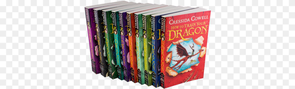 Hd How To Train Your Dragon Collection 10 Books Box Book Cover, Novel, Publication, Indoors, Library Png Image