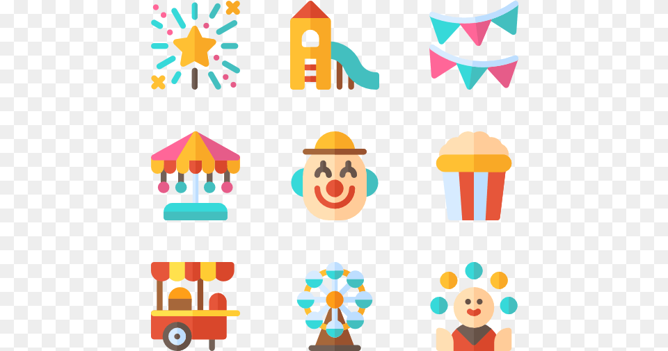 Hd Park Images Amusement Park Cartoon Icon, Cream, Dessert, Food, Ice Cream Png Image