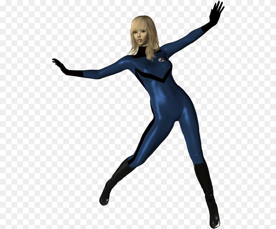 Hd Invisible Cat Girl Marvel Invisible Woman Render, Clothing, Costume, Spandex, Person Png