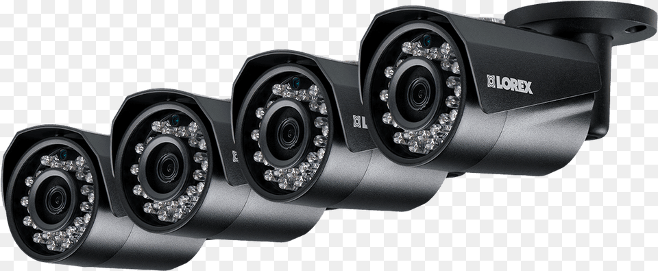 Hd Ip Cameras With Color Night Vision Lorex Bullet Cameras, Car, Vehicle, Transportation, Camera Free Png