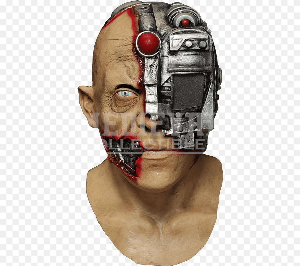 Hd Item Mask Cyborg Face, Photography, Adult, Male, Man Free Png Download