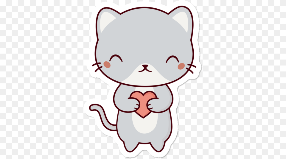 Hd Kawaii Cute Cat Kitten Cat Transparent Kawaii Cute Kawaii Cat Animated, Baby, Person, Cupid Png