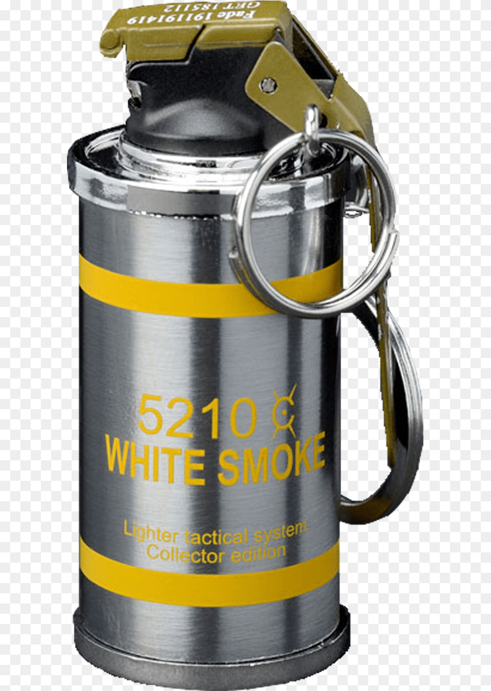 Hd Keychain Smoke Grenade Lighter Smoke Grenade, Ammunition, Weapon, Bottle, Shaker Free Png Download