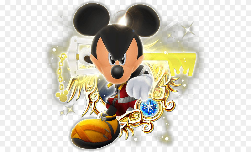 Hd King Mickey Ex Aqua Kingdom Hearts, Art, Graphics, Tape Free Png Download