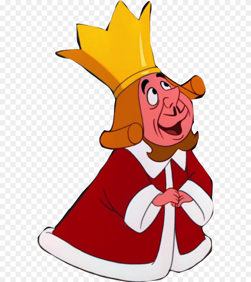Hd King Of Hearts Cartoon Transparent Image Alice In Wonderland King, Baby, Person, Face, Head Free Png Download