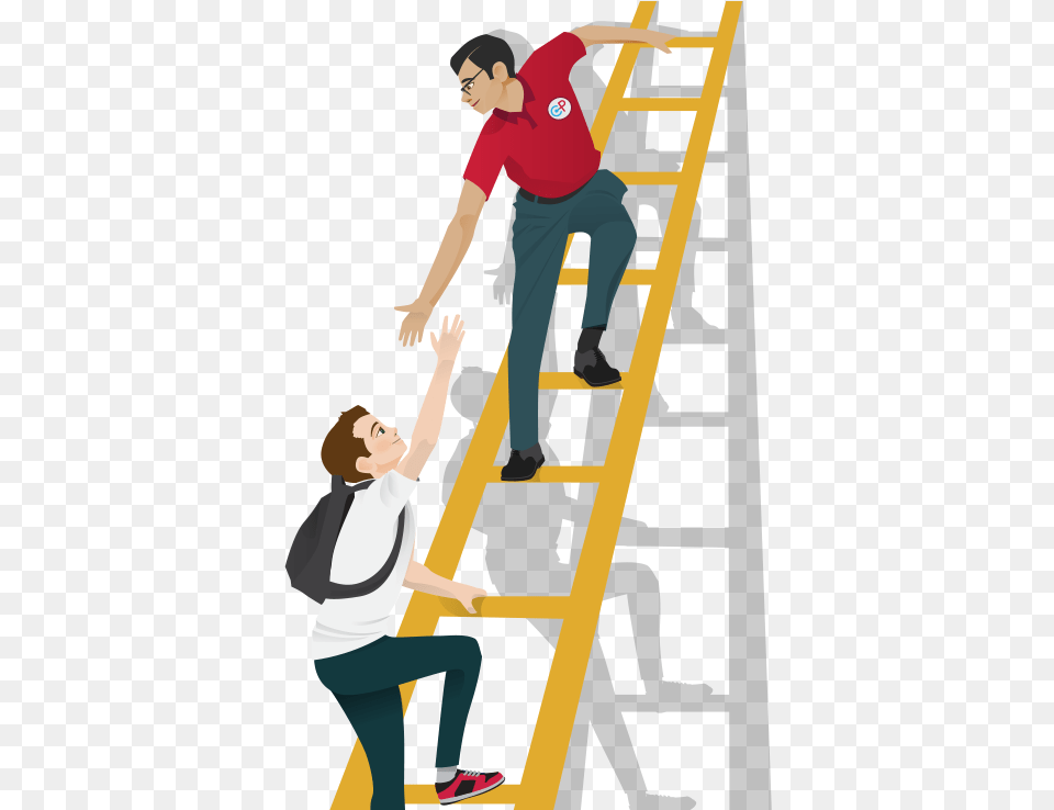 Hd Ladder Of Success Pic Success, Clothing, Pants, Person, Architecture Free Transparent Png