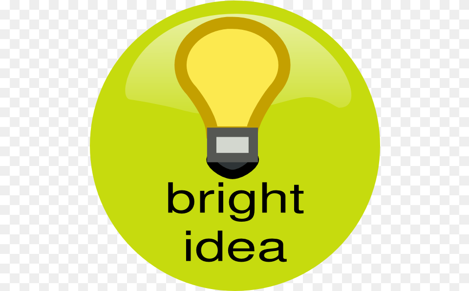 Hd Light Bulb Clipart Bright Idea Davis Wright Bright Ideas Clip Art, Lightbulb, Disk Free Transparent Png