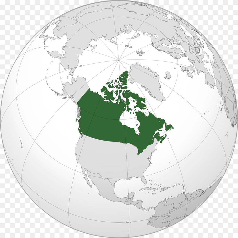 Hd Location Of Canada In World Map Csillagszuletik Canada On Earth Map, Astronomy, Outer Space, Planet, Globe Free Png