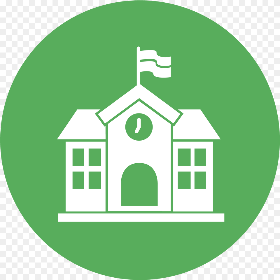 Hd Mindset Icon Transparent Sekolah Logo, Green, Disk, Neighborhood Png