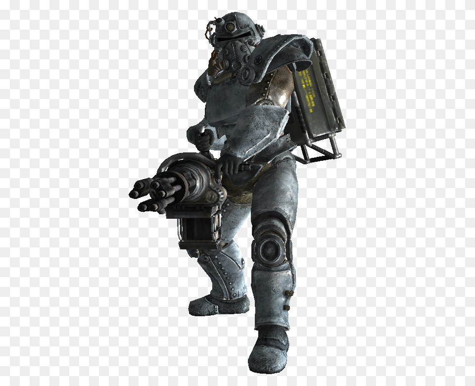 Hd Minigun Google Search Sprites Master Fallout Power Armor Minigun, Adult, Male, Man, Person Png Image