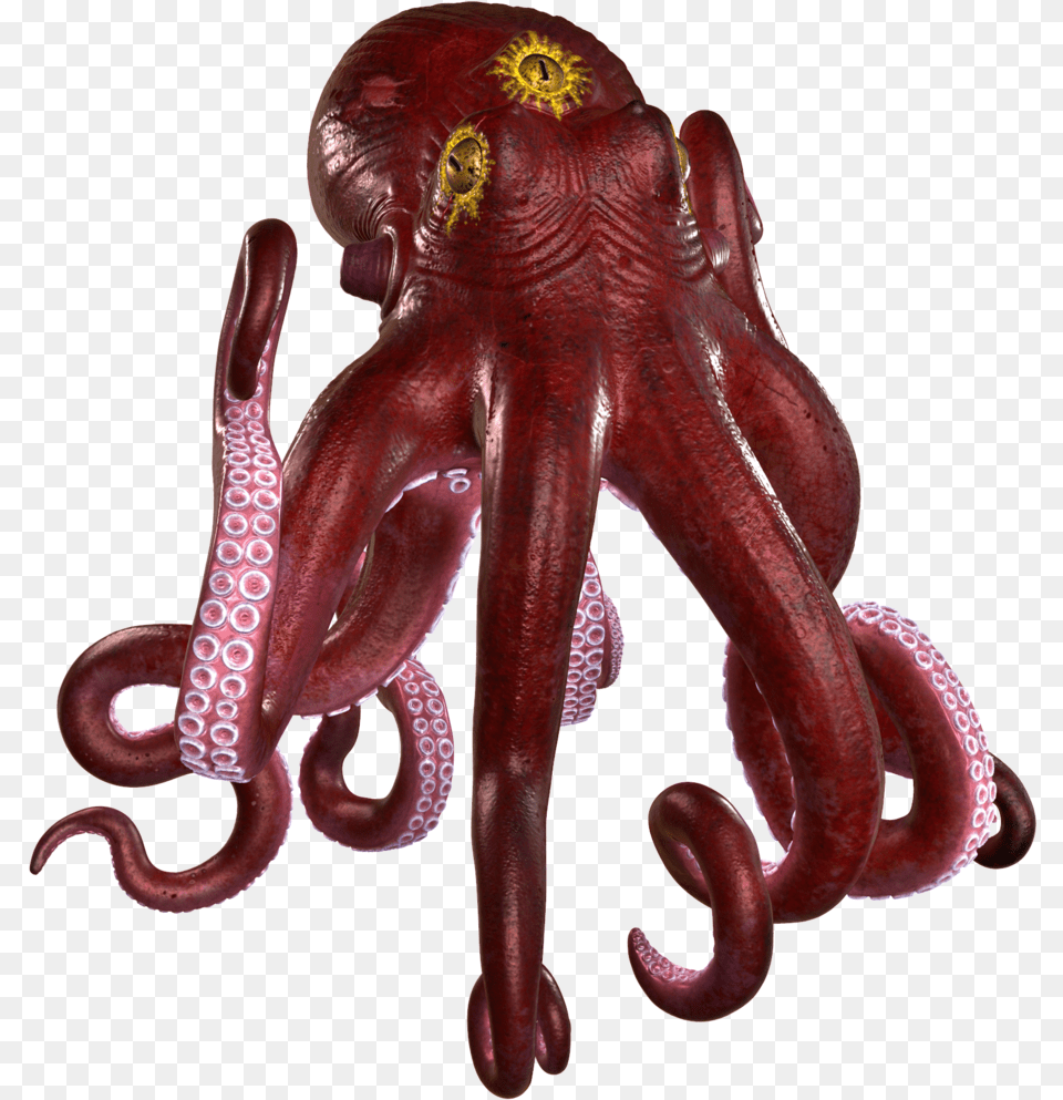 Hd Octopus Transparent Octopus, Animal, Sea Life, Invertebrate, Dinosaur Png