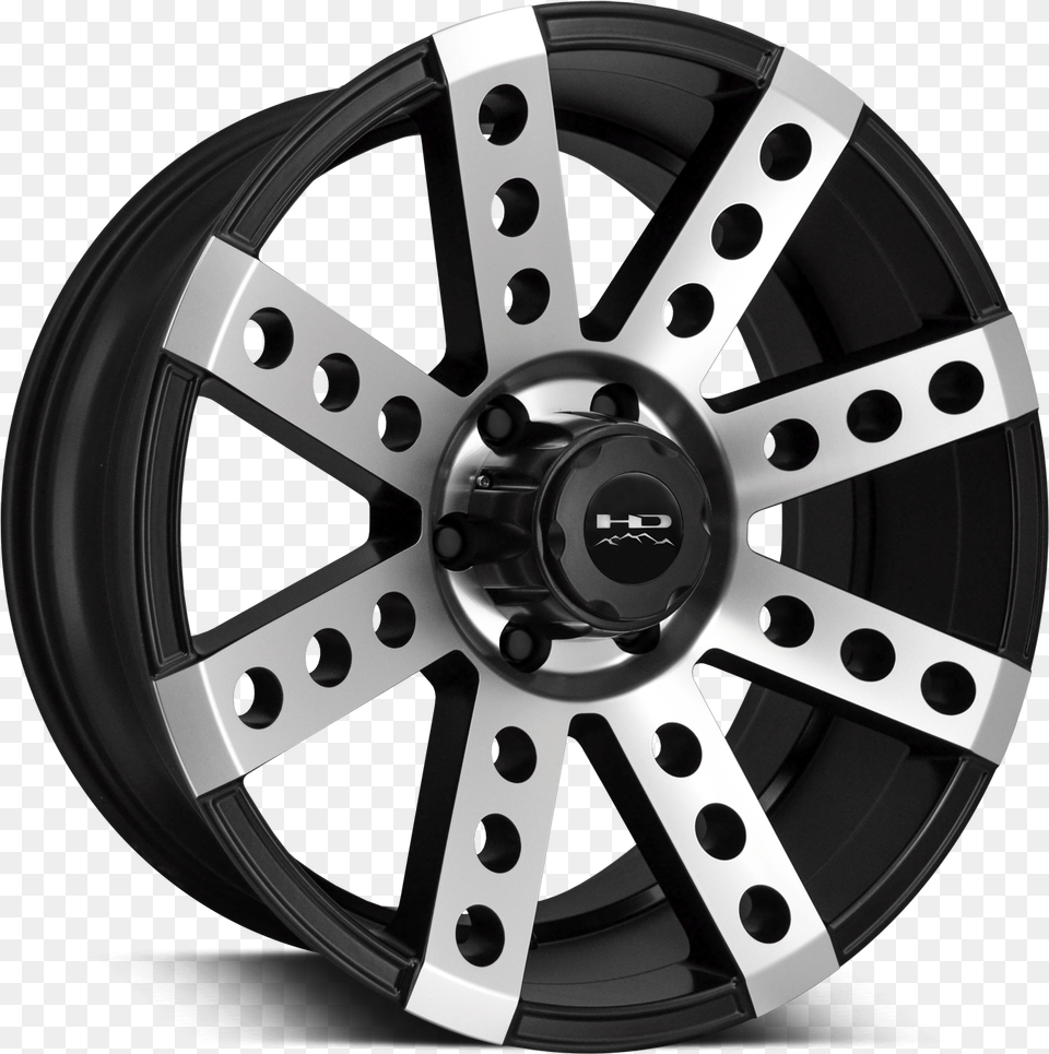 Hd Off Road Deadwood Satin Black Machined Face Alloy Wheels For Vw, Alloy Wheel, Car, Car Wheel, Machine Free Transparent Png