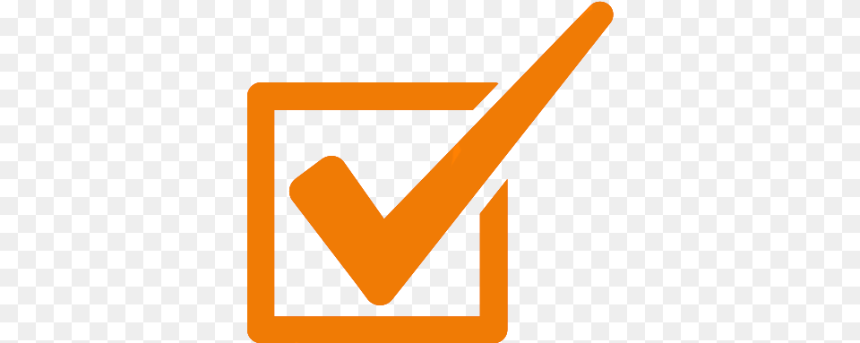 Hd Orange Transparent Checkmark Orange Check Box, Baseball, Baseball Bat, Sport Png Image