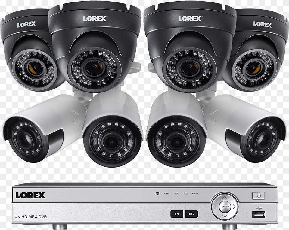 Hd Outdoor Security System With 4 Ultra Wide Closed Circuit Television, Machine, Wheel, Electronics, Camera Free Png Download
