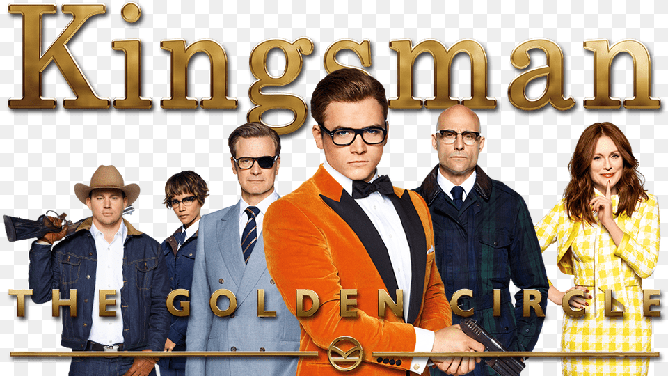 Hd Poster Of Kingsman The Golden Circle Movie, Accessories, Tie, Person, People Png Image