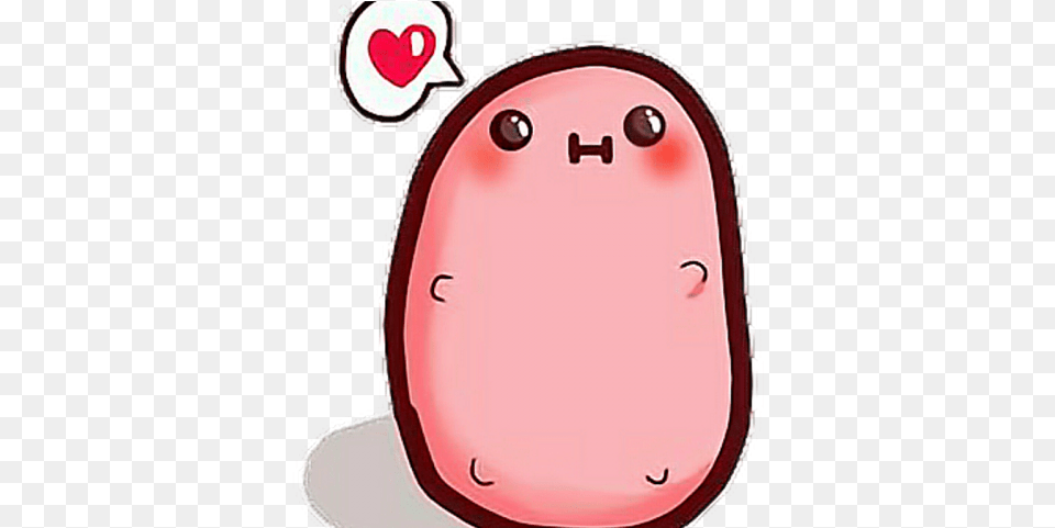 Hd Potato Clipart Transparent Tumblr Kawaii Potato, Clothing, Hardhat, Helmet, Food Free Png