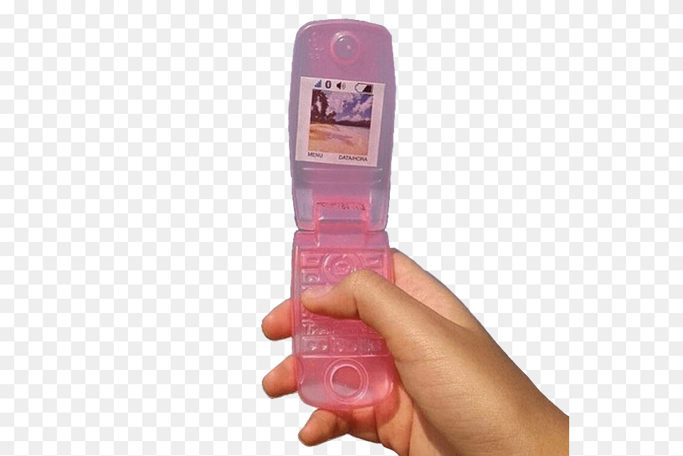 Hd Pretty Pink Princess Flip Phones Pi Aesthetic Electronics, Mobile Phone, Phone Free Png