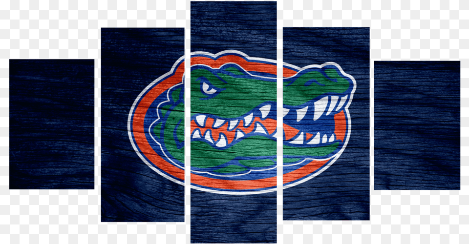 Hd Printed Florida Gators Logo 5 Pieces Canvas Florida Gators, Art Png