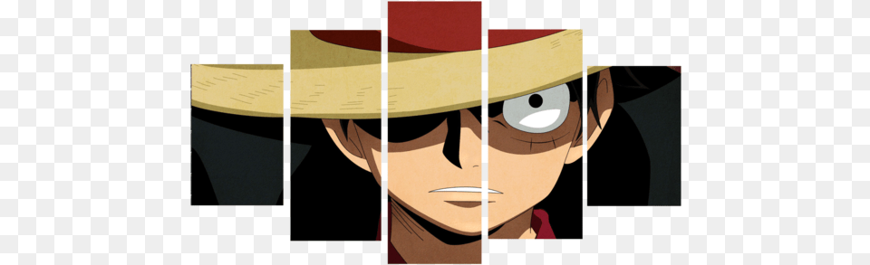 Hd Printed Monkey D One Piece Luffy Print Poster Book, Publication, Comics Free Transparent Png