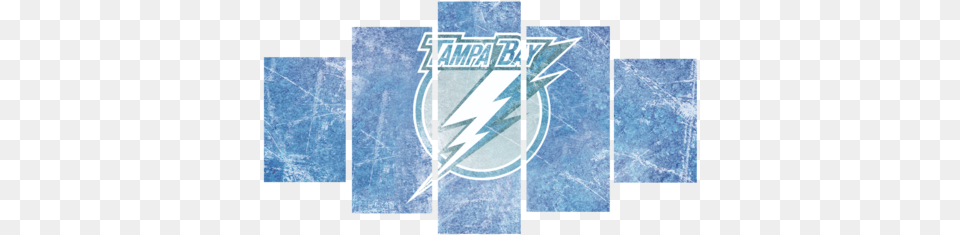 Hd Printed Tampa Bay Lightning Logo 5 Pieces Canvas Rico Nhl Tampa Bay Lightning 3x5 Banner Flag Png Image