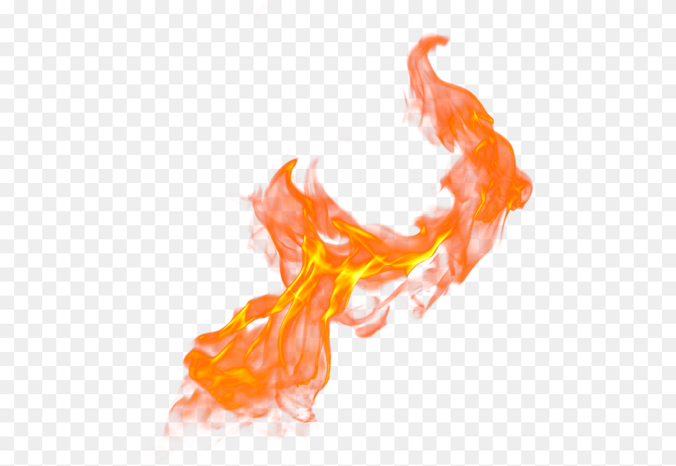 Hd Realistic Fire Flame Image Realistic Fire Transparent, Person Free Png Download