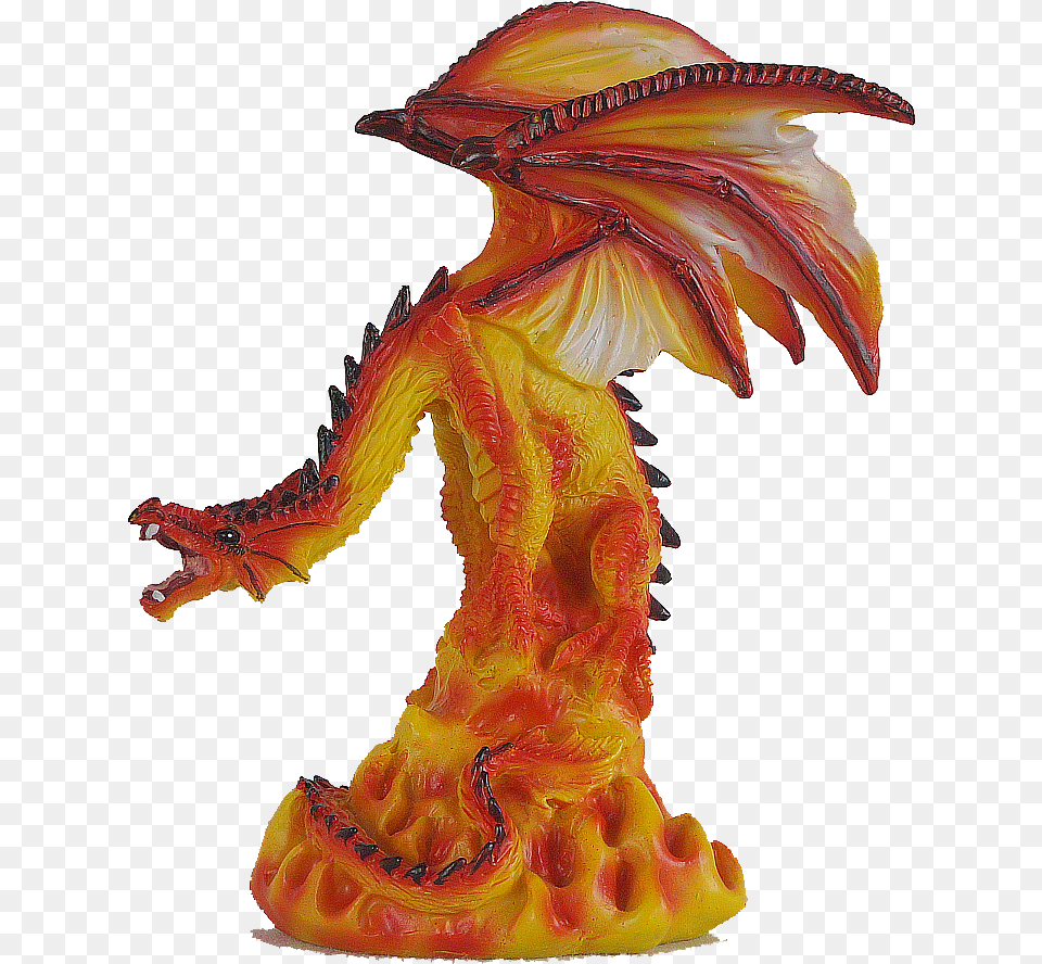 Hd Realm Of Dragons Small Fire Dragon Carving, Animal, Bird Free Png Download